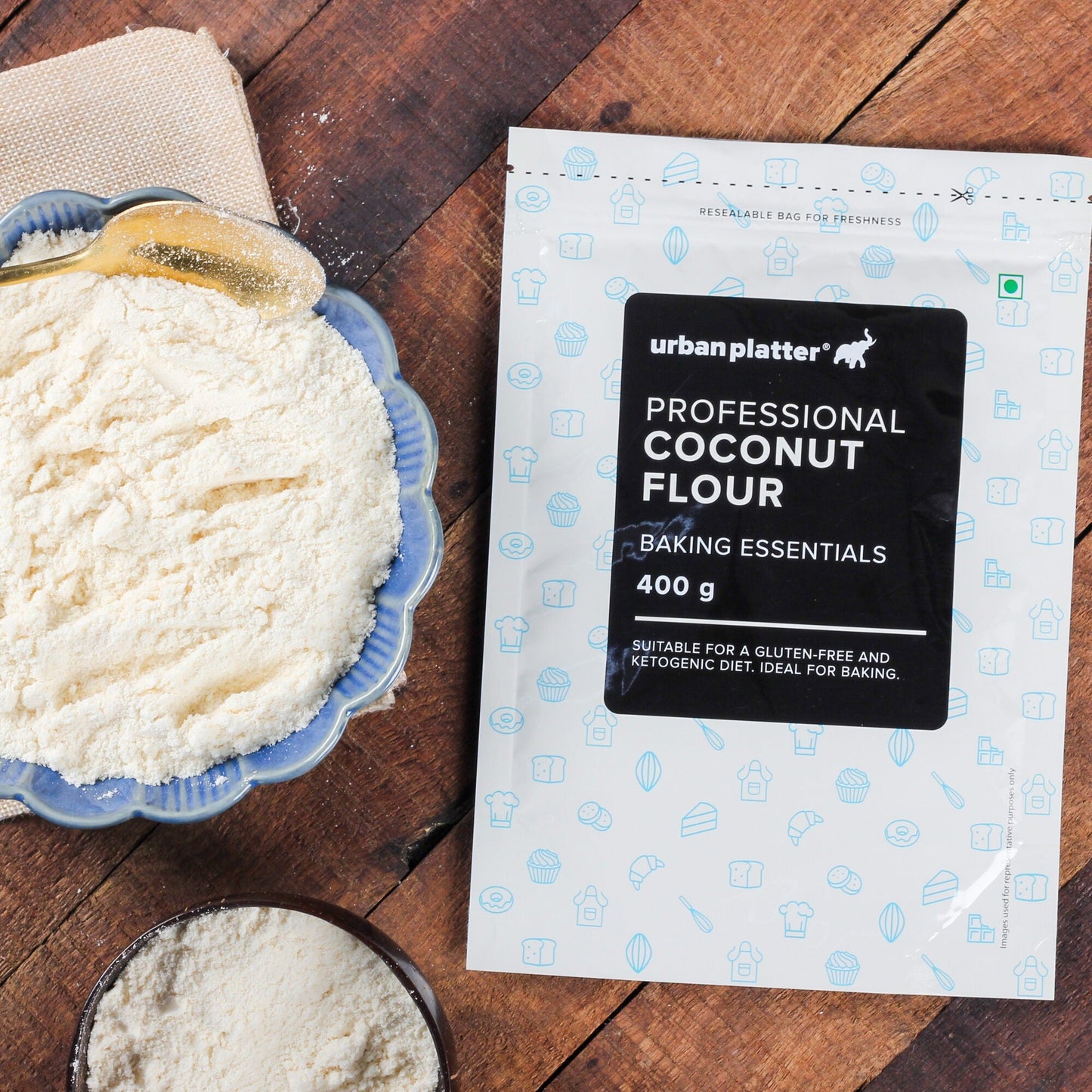 Urban Platter Coconut Flour - 400 gms