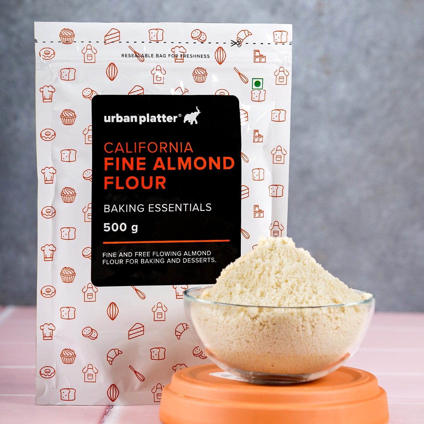 Urban Platter Fine California Almond Flour - 500 gms