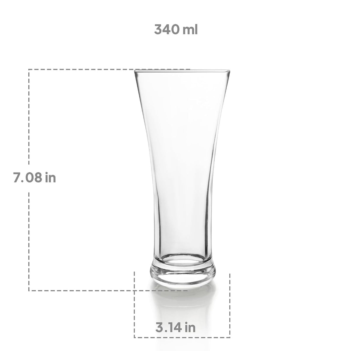 CELLO Milan Ball Glass Set of 6 Pcs 340ml