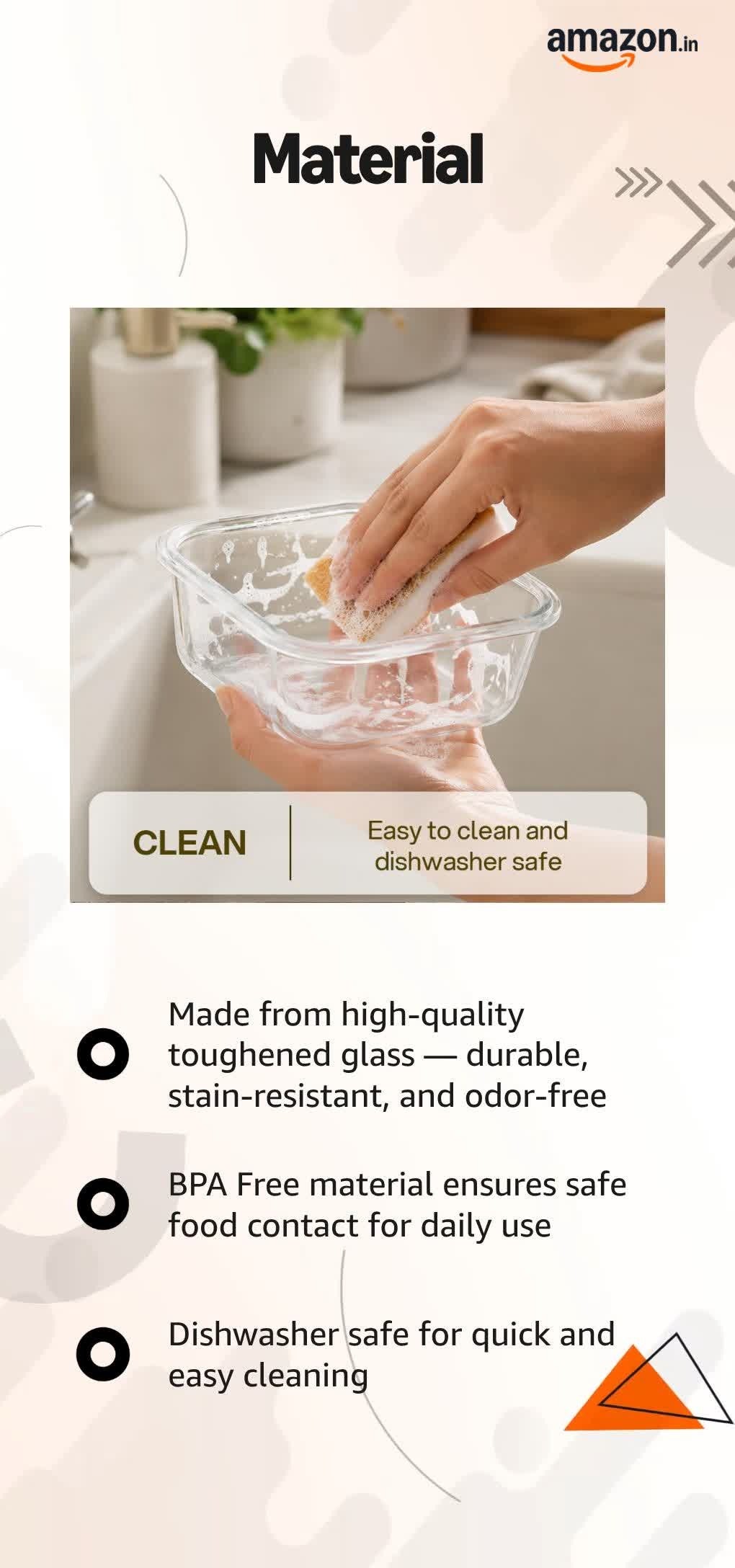 CELLO Fit & Fresh Square Lunch Box Container For Daily Use 320 ml