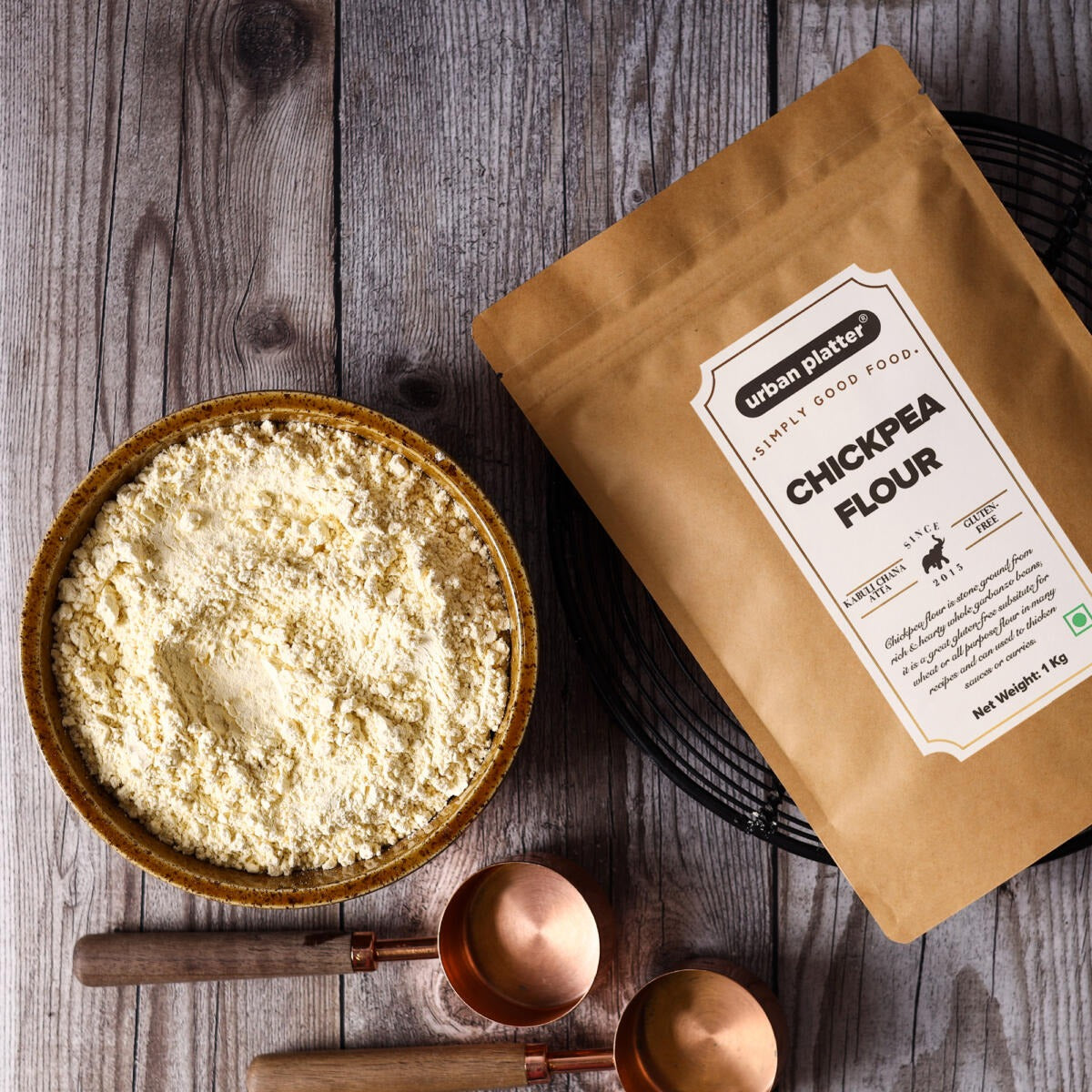 Urban Platter Chickpea (Kabuli Chana) Flour - 1 kg