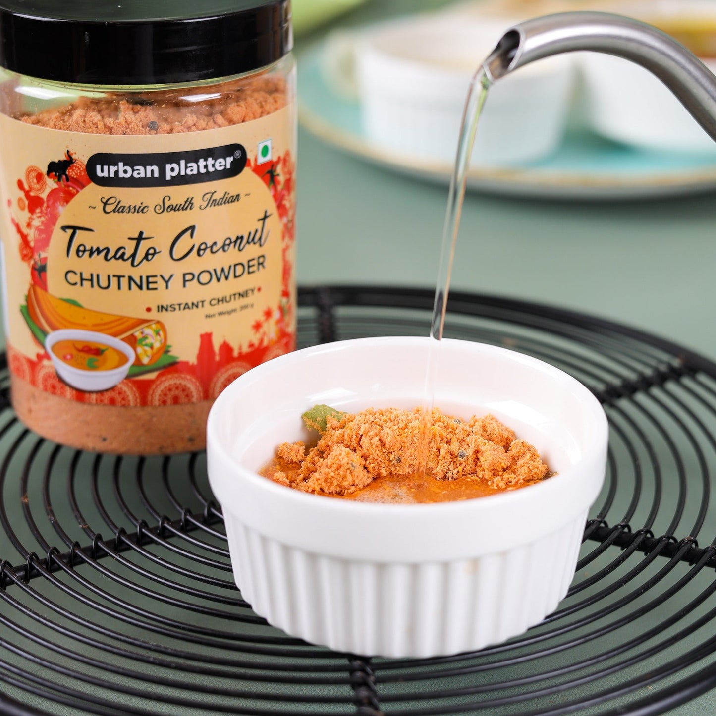 Urban Platter South Indian Style Instant Tomato Coconut Chutney Powder - 200 gms