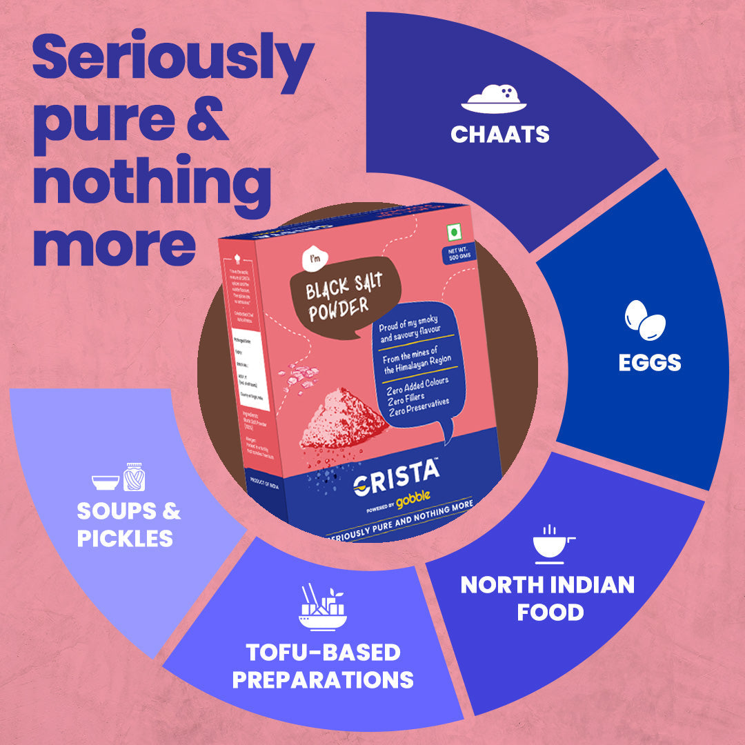 CRISTA Black Salt Powder