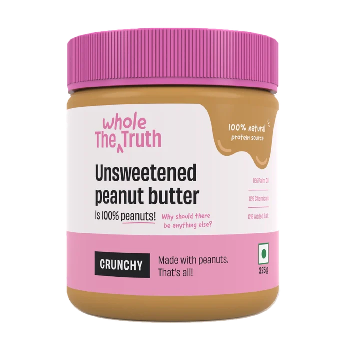 CRUNCHY- Unsweetened Peanut Butter