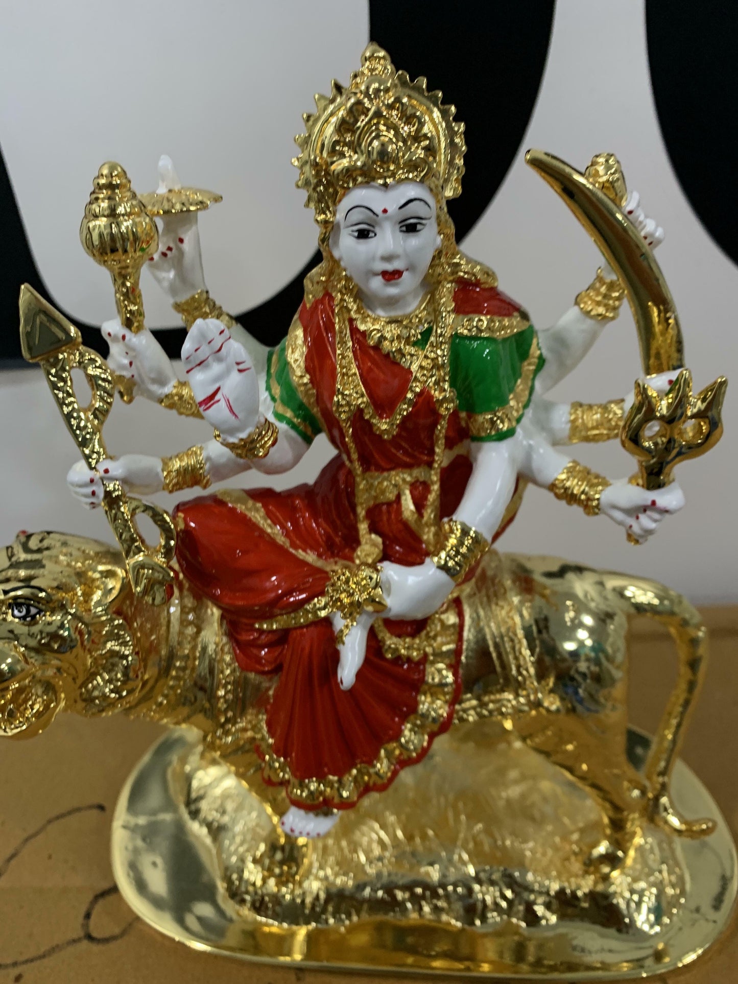 Svastika Goddess Durga Devi (Sherawali MATA) Idol