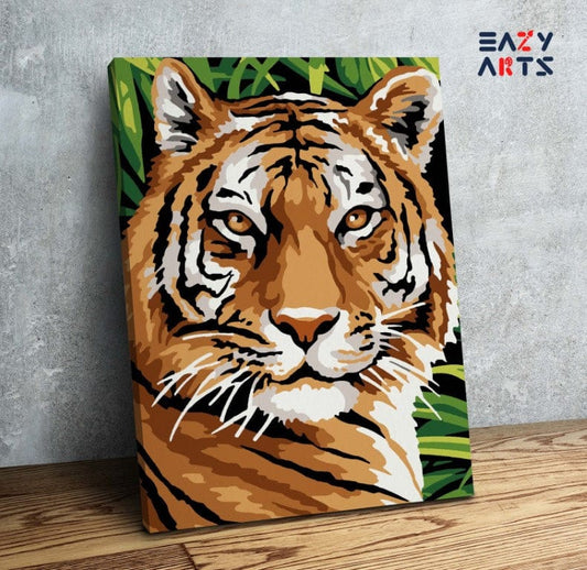 Tiger Face Paint By Numbers Kit For Kids