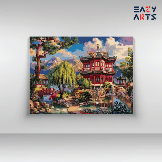 Beautiful House Paint By Numbers kit