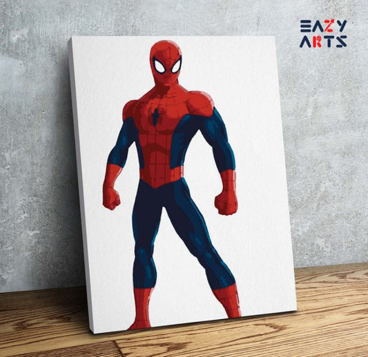 Spiderman Standing Paint By Numbers Kit For Kids