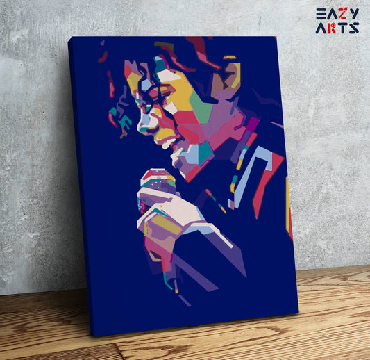 MJ Abstract Paint By Numbers kit