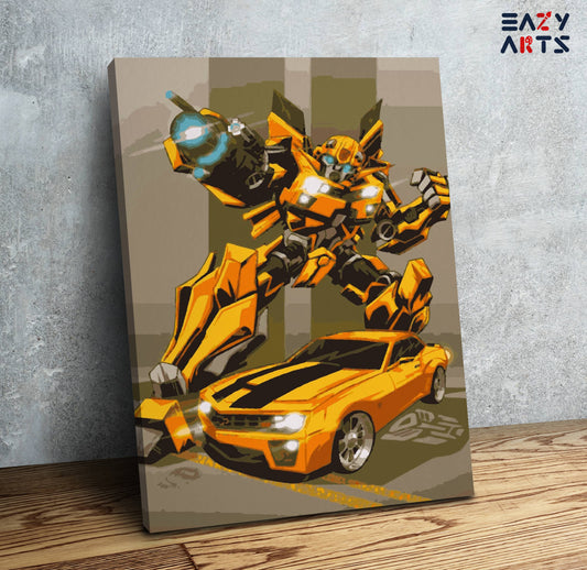 Bumble Bee Car Paint By Numbers kit