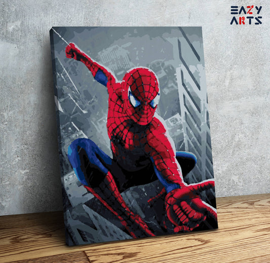 Spiderman Paint By Numbers kit