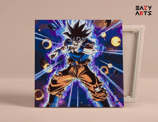 Goku Fighting Paint By Numbers kit