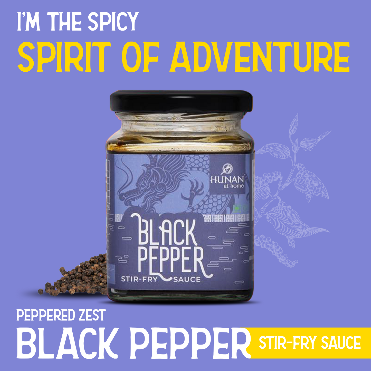 Peppered Zest: Hunan Black Pepper Sauce
