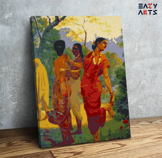 Shakuntala By Raja Ravi Varma Paint By Numbers kit