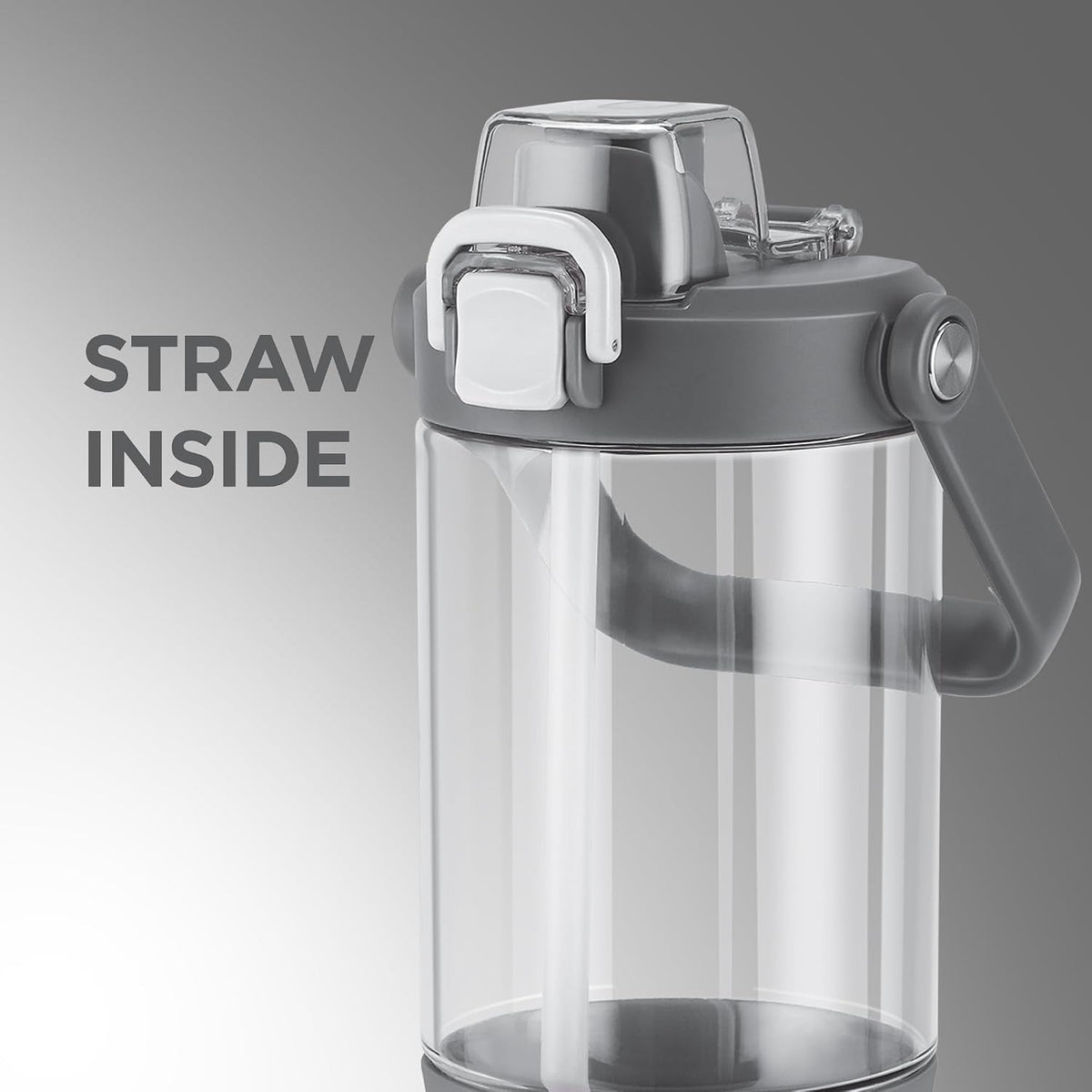 MILTON Summit 1200 2-in-1 Sip or Gulp Lid Tumbler 1200 ml - Grey