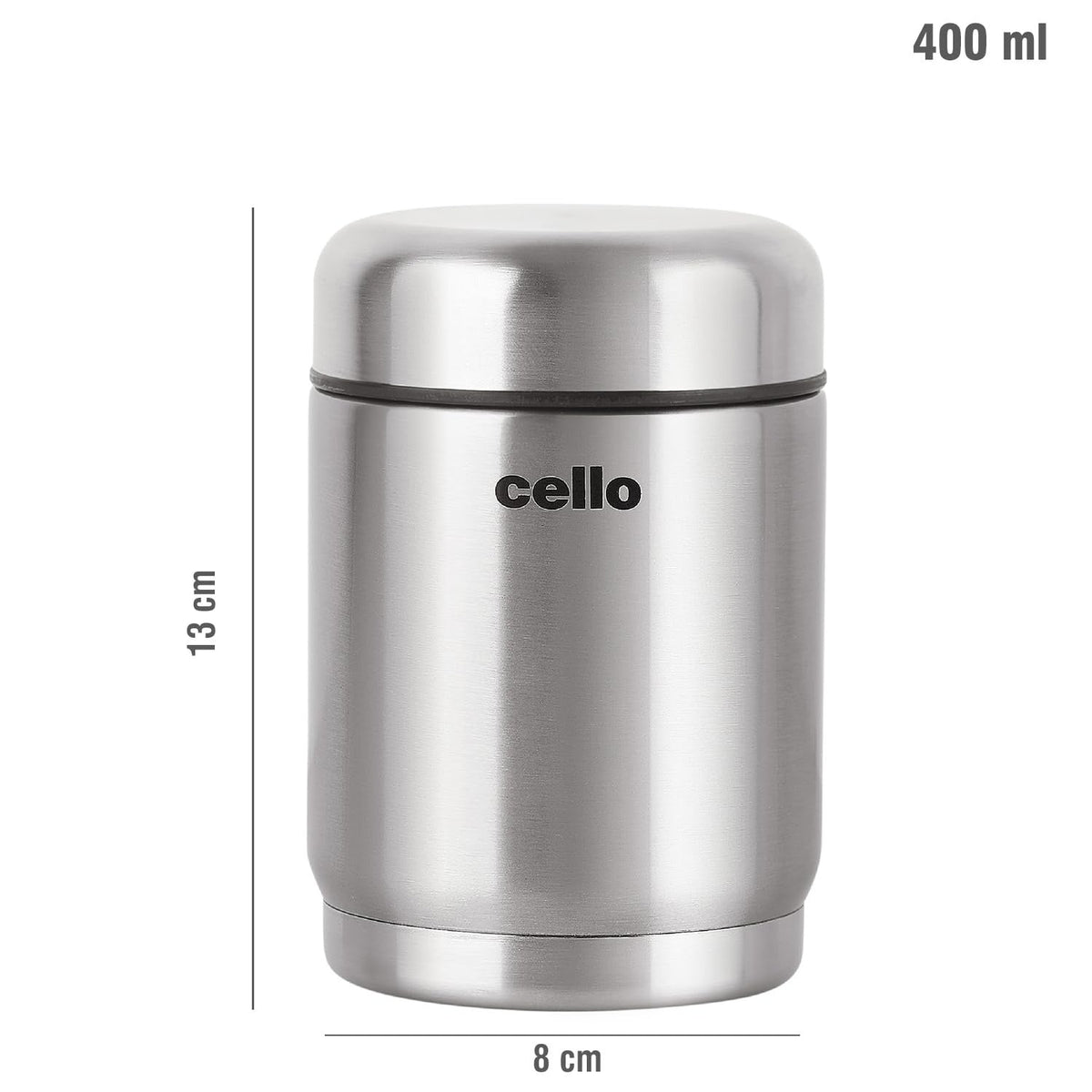 Cello Supee Vacuum Insulated Flask 600ml, Silver