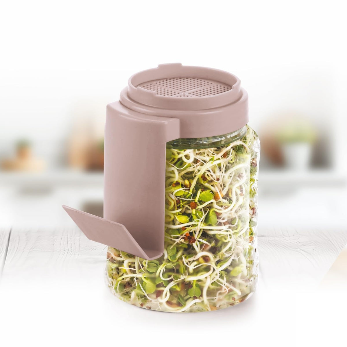Nayasa Sprout Maker 790 ML- Set of 2 ( Beige )