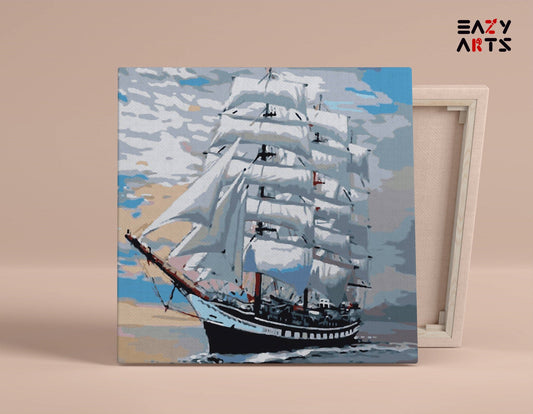 Pirate Ship Paint By Numbers kit