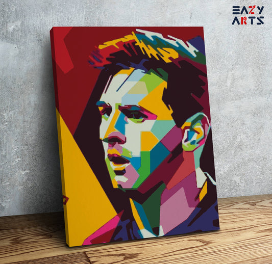 Messi 10 Abstract Paint By Numbers kit