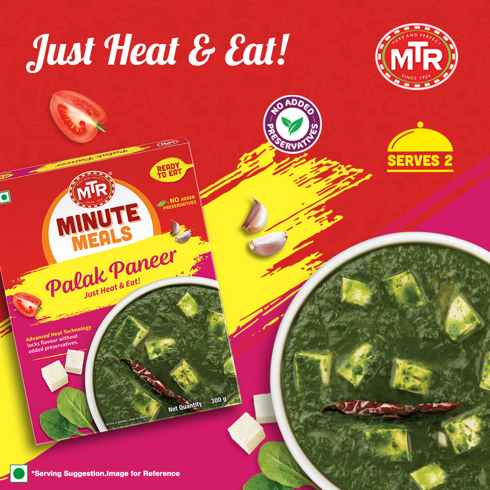 MTR Ready to Eat Palak Paneer 300 g