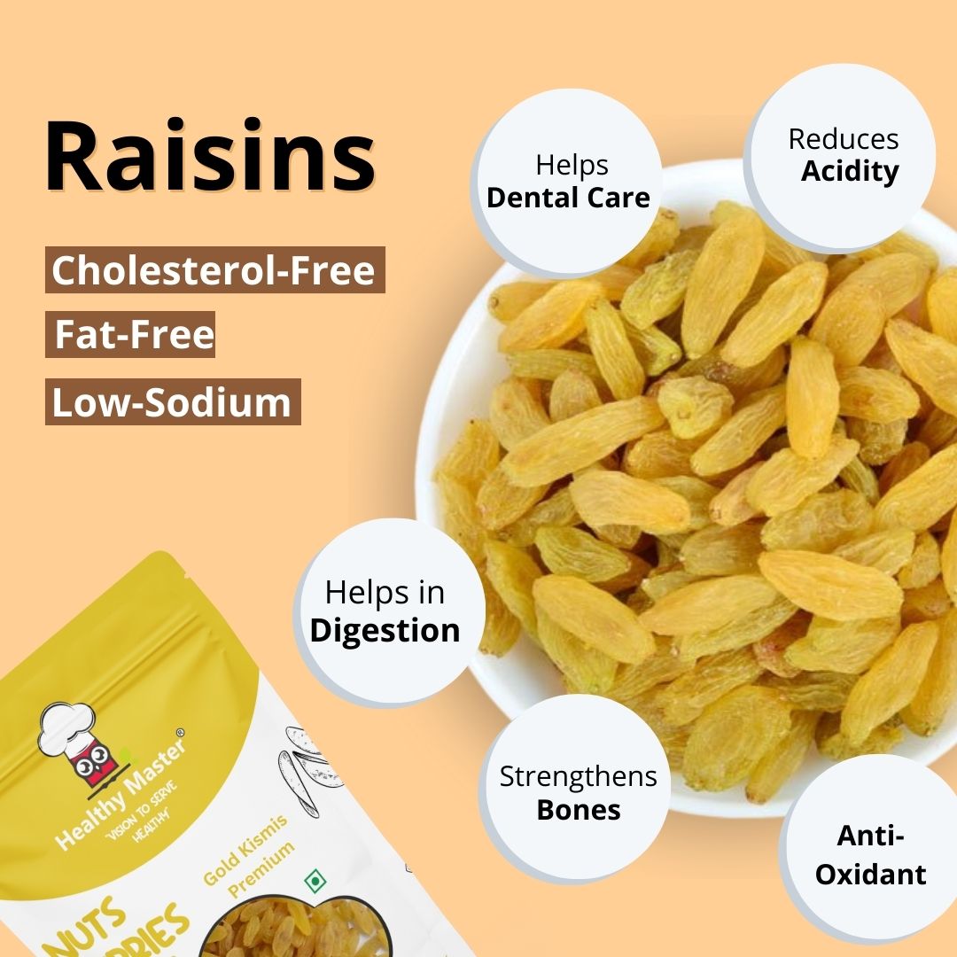 Premium Quality Golden Raisins (Kismis)