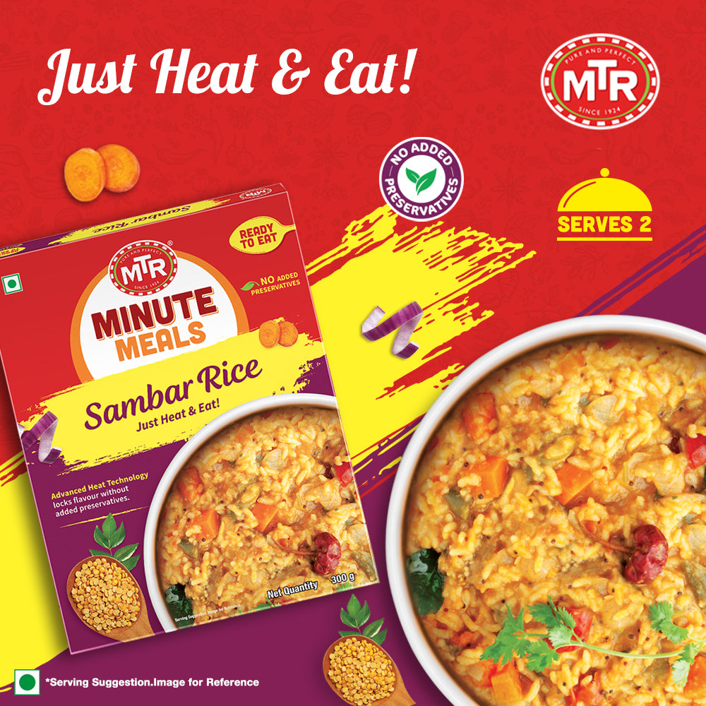 MTR Ready to Eat Sambar Rice 300 g