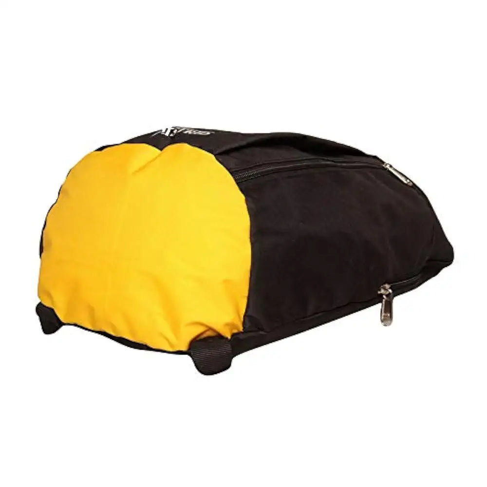 Astrid Canvas Girls Backpack Medium Size Colour Black & Yellow