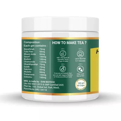 Dr Satnam's Arogyam Ayurveda Herbal Tea For Fatty Liver - 100 gms
