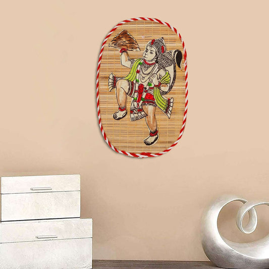 Bamboo Hand Crafted Wall Hangings Of Hanuman Ji For Home D’cor | Bamboo Art For Wall D’cor