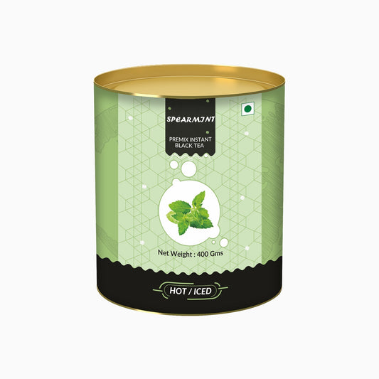 Spearmint Flavored Instant Black Tea
