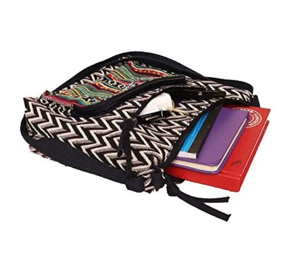 Astrid Multicolor Cotton Sling Bag for Women