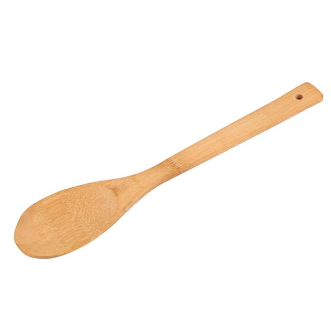Fackelmann Solid Spoon Bamboo 30 cm Sustainable Natural Wood