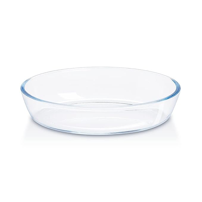 Borosil Oval Baking Dish | 700 Ml | Transparent