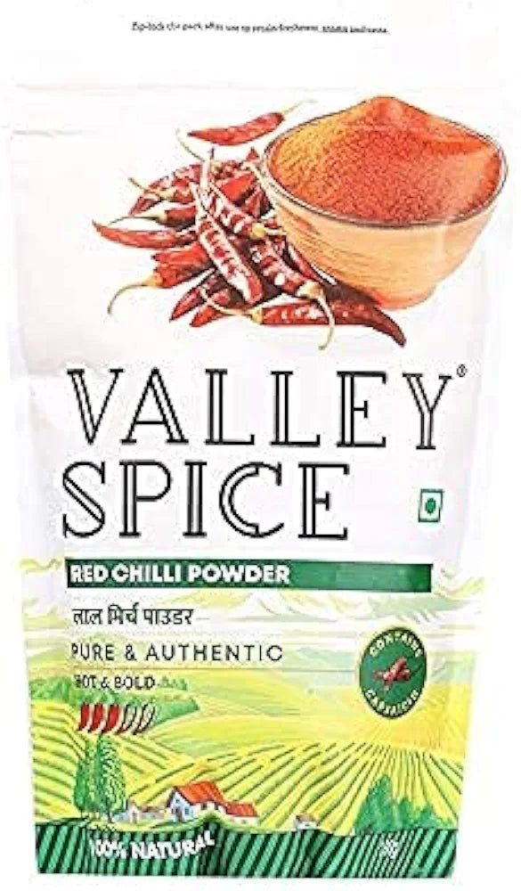 Valley Spice Popular - Red Chilli Powder - Hot & Bold )