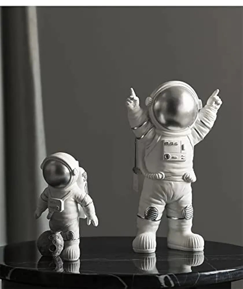 Street27 Resin Astronaut Spaceman Statue Ornament Alphabet Figurine Decors Set Of 3