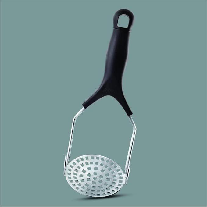 Anjali Stainless Steel Flexible Potato Masher Take Less Space Gives a Good Grip for Vegetable Smasher