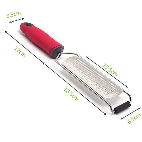 Spatlus Zester Stainless Steel Cheese Grater Professional Lemon Zester Tool Potato Broad