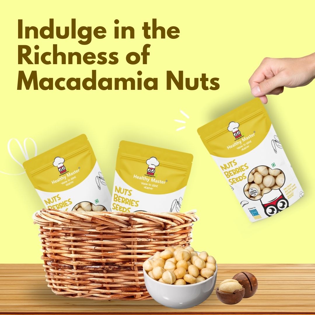 Premium Quality Macadamia Nuts - Improves Heart Health