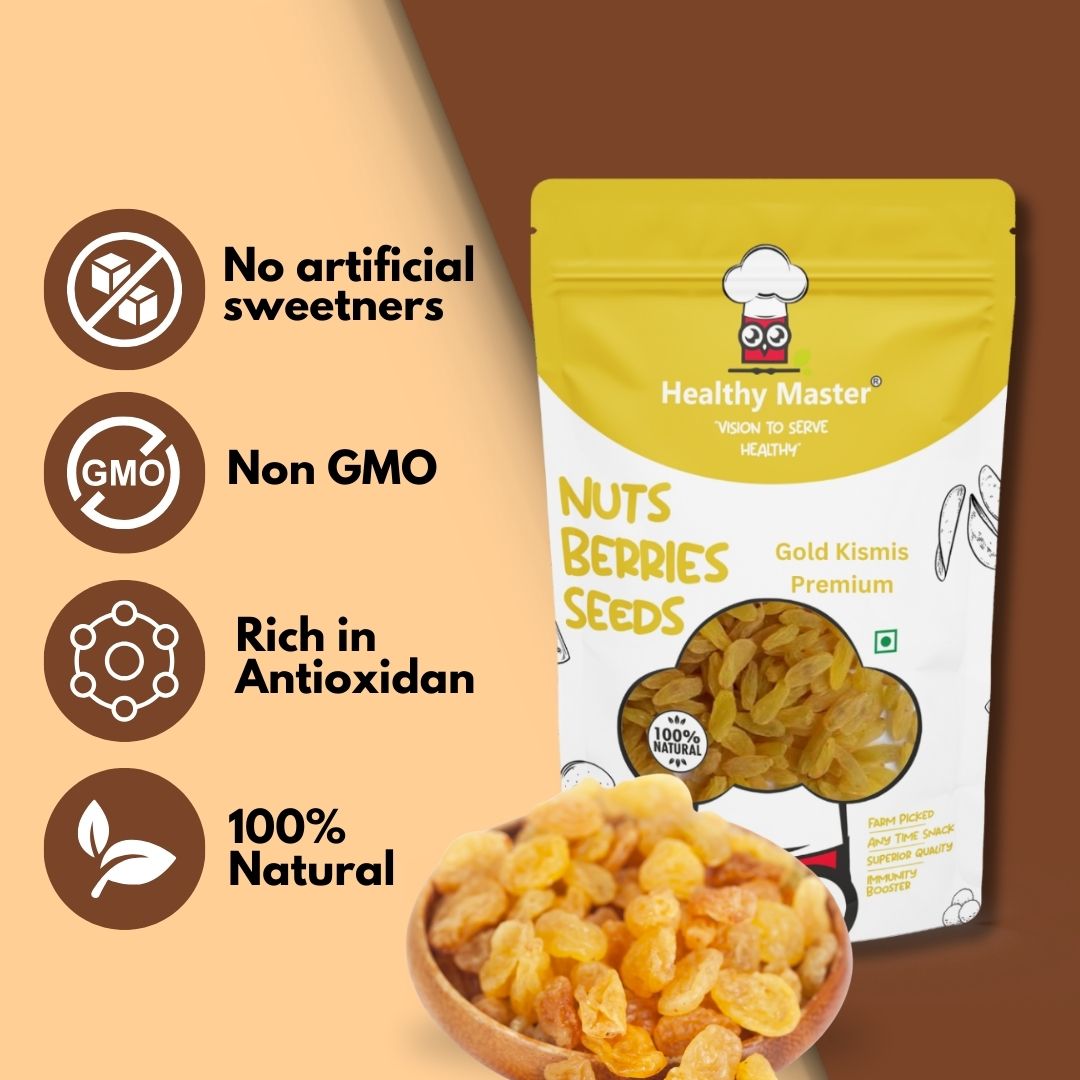 Premium Quality Golden Raisins (Kismis)