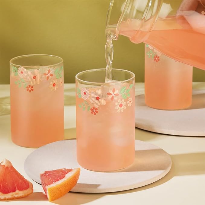 Borosil Vision Ayana 295 Ml Set of 6 Pieces Transparent Drinking Glass