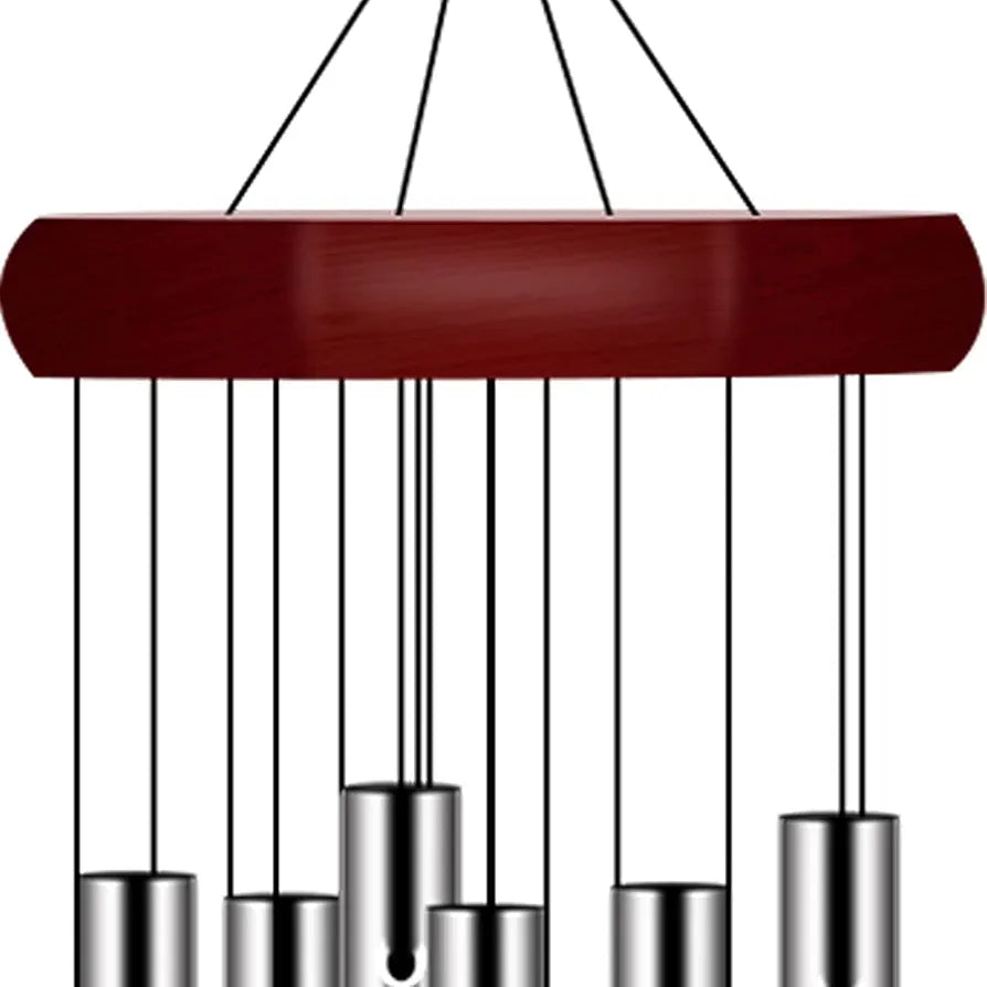 Memorial Wind Chimes Outdoor Large Deep Tone Personalized with 6 Tuned Tubes