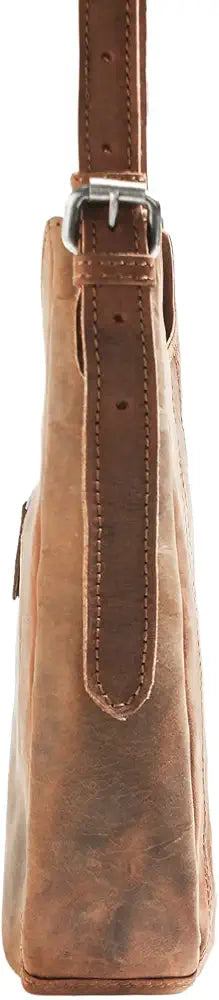 Goatter Hunter Leather Sling Cross-BodyBag for Girls And Women,