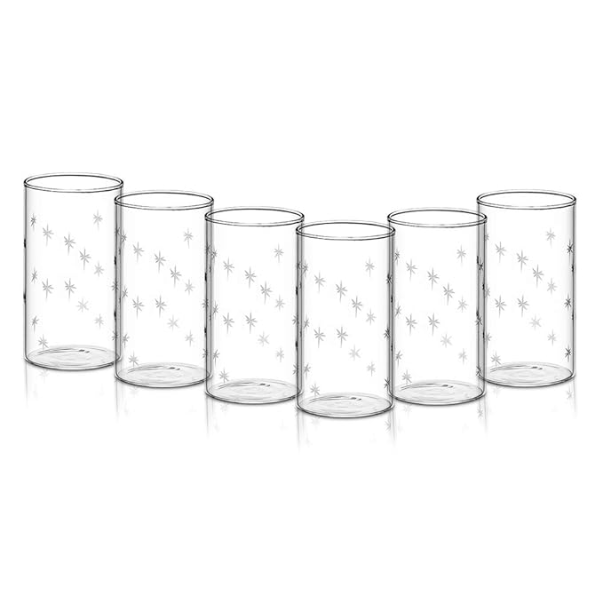 Borosil Glass Glass Set | Set of 6 | 350 Ml
