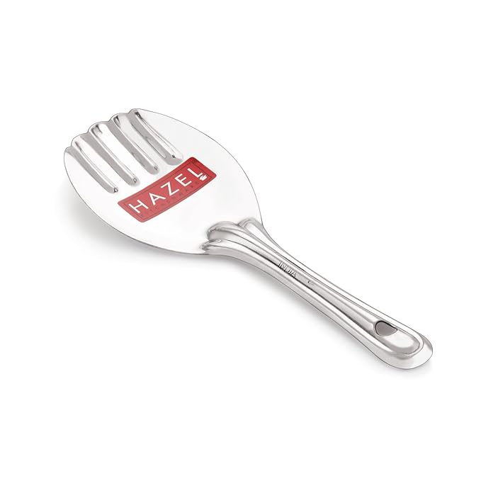 Hazel Stainless Steel Rice Panja Paddle Scooper Spatula Server Kitchen Utensils