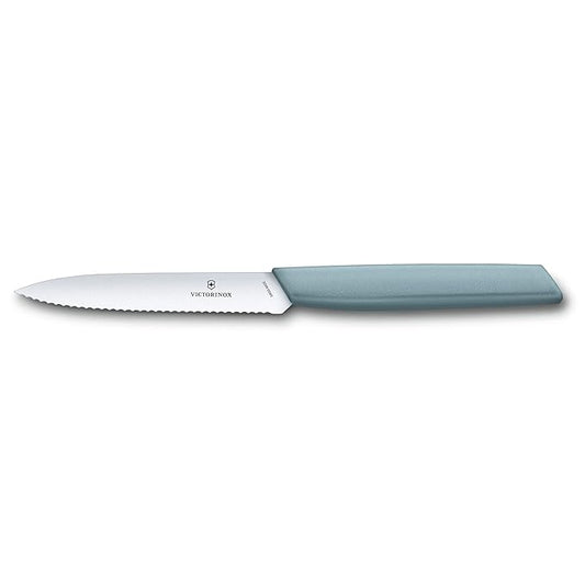 Victorinox Swiss Modern Stainless Steel Pairing Knife for Vegetable & Fruit Cutting 10 cm 6.9006.10W21