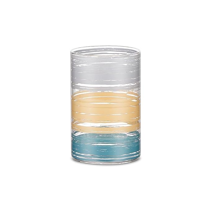 Borosil Artisan Glance 295 Ml 6 Pieces Set Transparent Drinking Glass