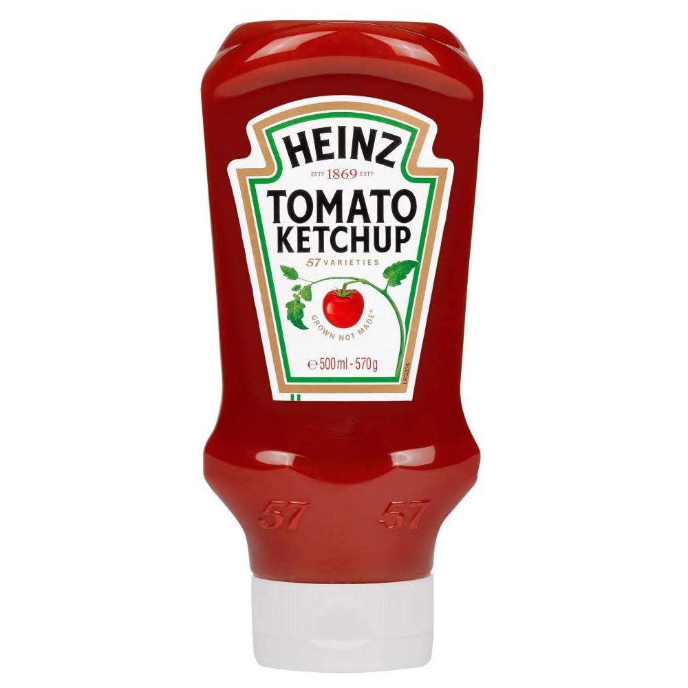 Heinz Tomato Ketchup Bottle - 570 gms Each (Pack of 2)