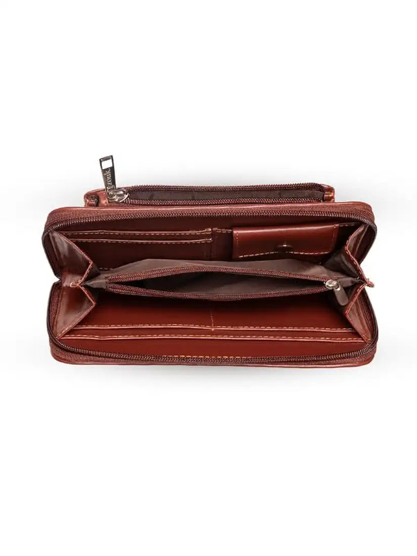 Zouk Wallets for Women Handmade Classic Wallets for Females Vegan Leather and Jute