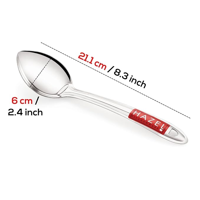 Hazel Stainless Steel Pan Shape Serving Spoon Scooper Spatula Server Kitchen Utensils