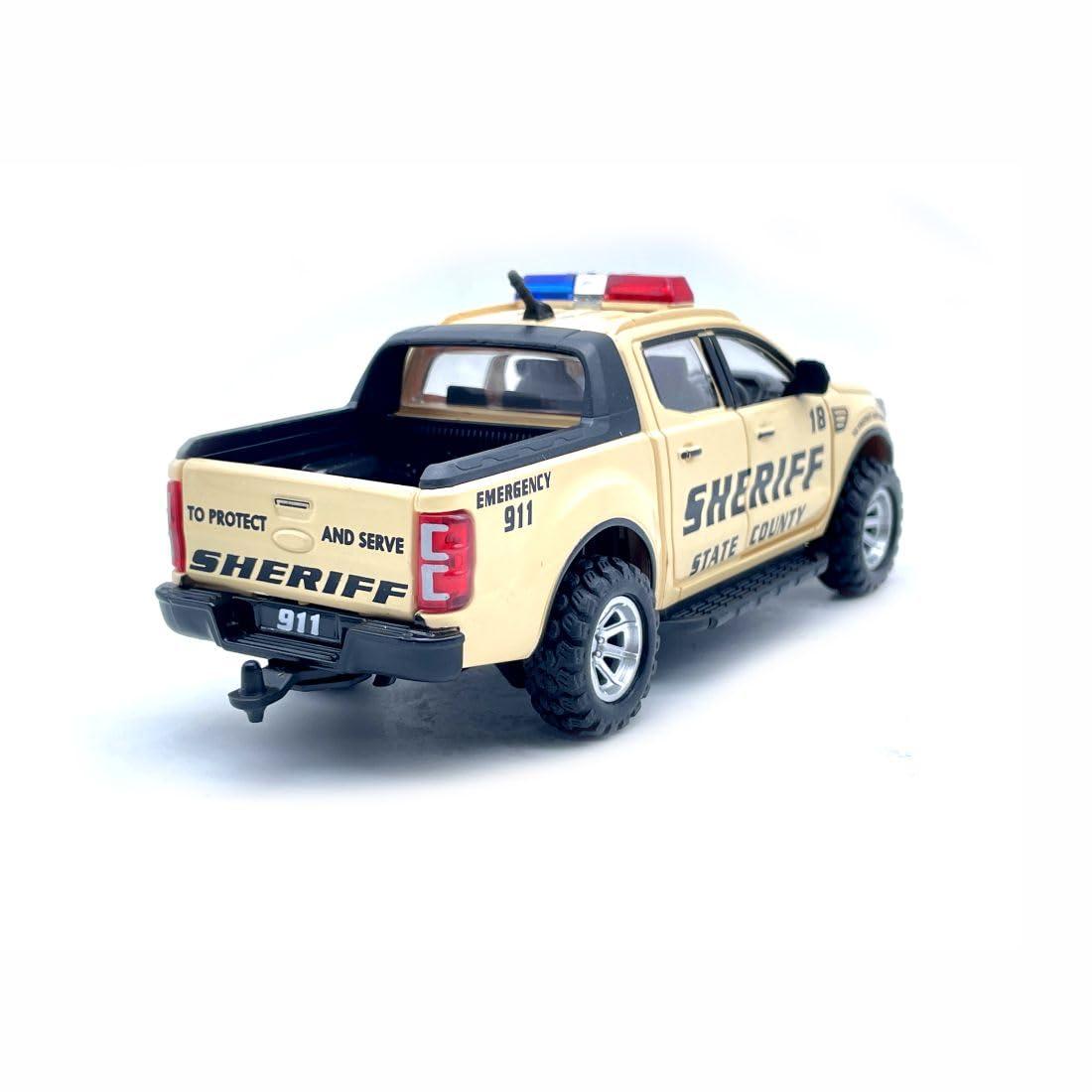 Centy Sheriff Pull Back Police Toy Car with Door Openable for 3Y+ Assorted Colours